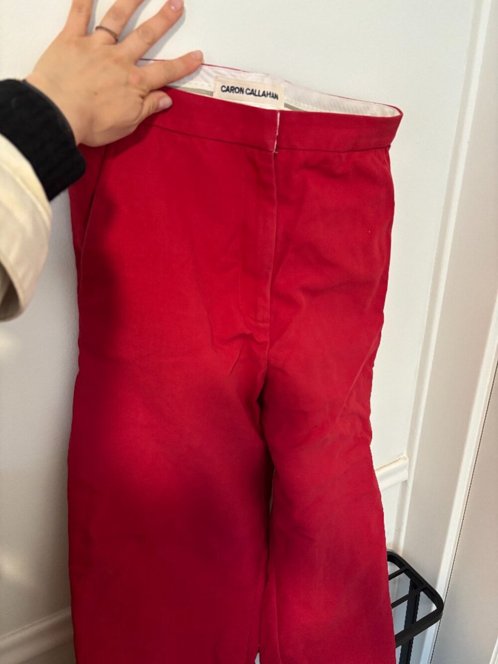 CARON CALLAHAN red trousers